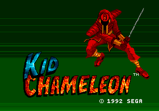 Заставка игры Kid Chameleon